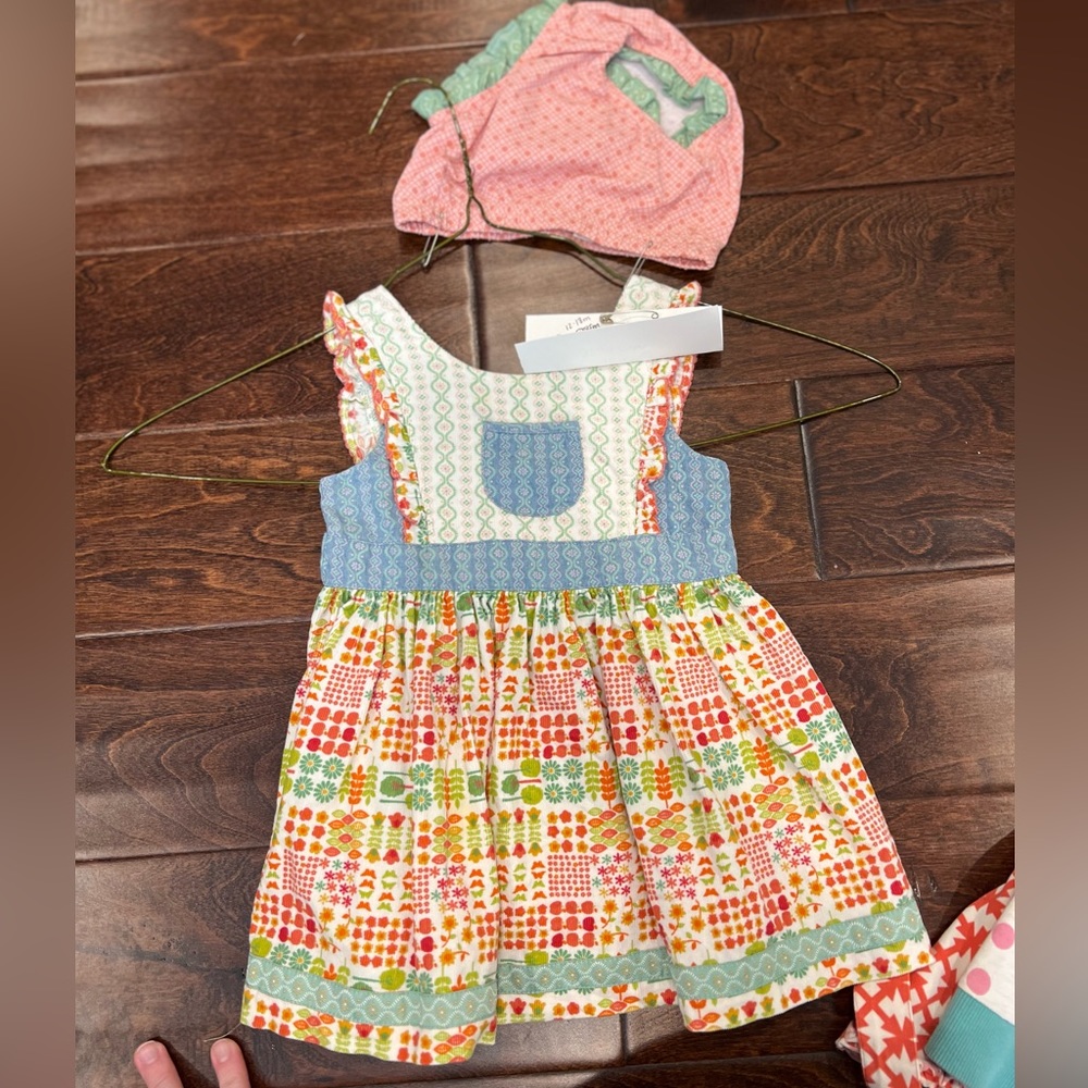Matilda Jane dress and diaper cover
